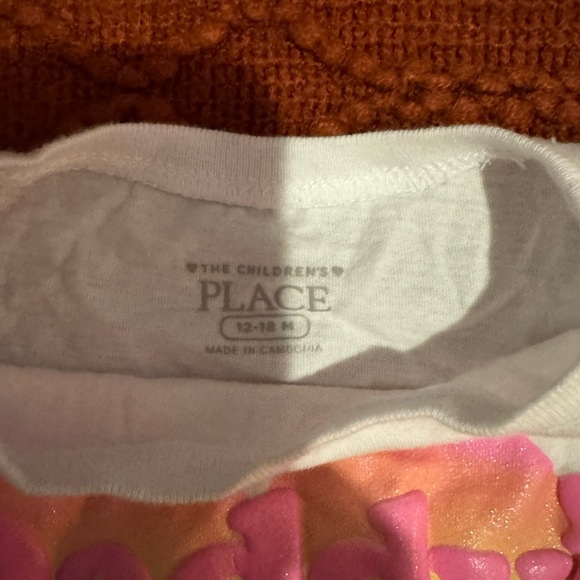 The Children’s Place Daddy’s Girl Top, 12-18m - Picture 2 of 2